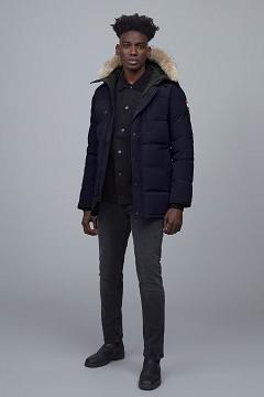 Chamarras Canada Goose Hombre Mexico - Carson Abrigos Azules HS8246970
